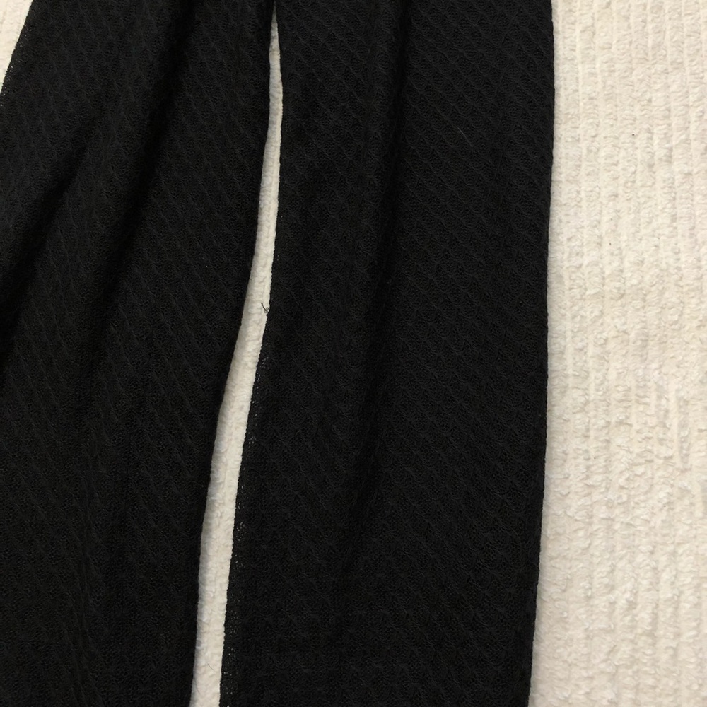 Black Patterned Infinity Scarf - image 3